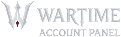 WARTIME Account Panel